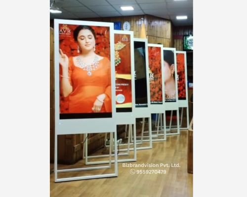 Digital standee supplier and manufacturer in India – Bizbrandvision Pvt. Ltd. for display solutions