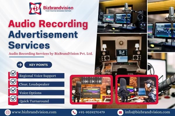 Pan India Jingle recording services by Bizbrandvision Pvt. Ltd. for advertising across mobile and outdoor media