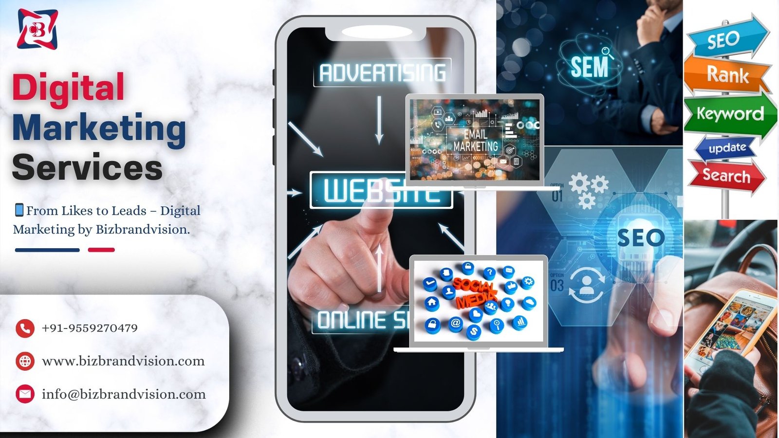 Best Digital Marketing Company in Lucknow UP India - Bizbrandvision Pvt. Ltd.