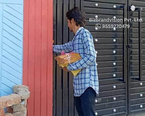 Door-to-door pamphlet distribution services by Bizbrandvision Pvt. Ltd. in Lucknow and Uttar Pradesh