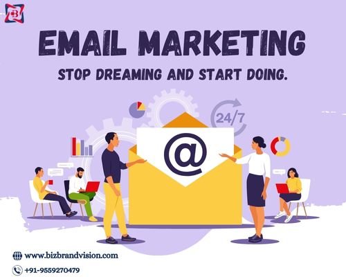 Email marketing services by Bizbrandvision Pvt. Ltd. to boost conversions and brand communication