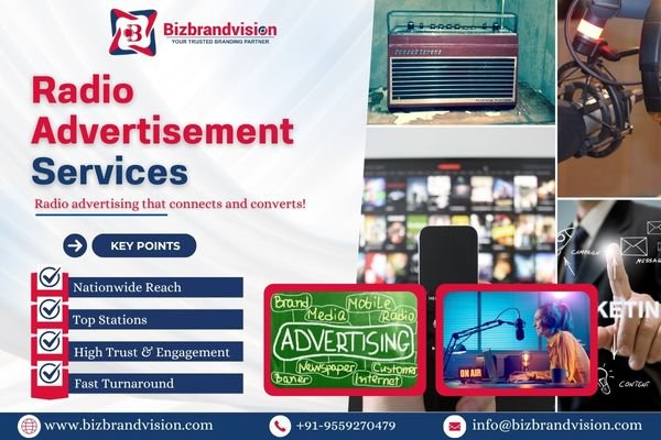 FM radio branding solutions across India by Bizbrandvision Pvt. Ltd. for impactful audio advertising
