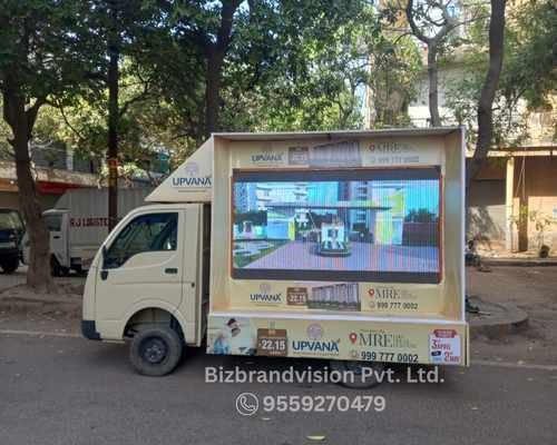 Mobile LED van campaigns across India by Bizbrandvision Pvt. Ltd. for political rallies and events