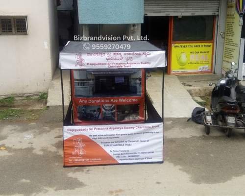 Promotional canopy printing by Bizbrandvision Pvt. Ltd. for effective outdoor brand visibility