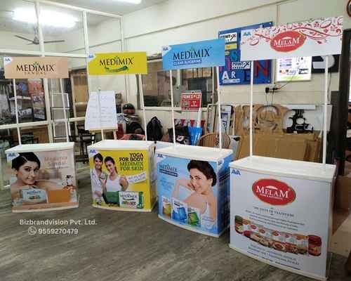 Promotional table printing services by Bizbrandvision Pvt. Ltd. for events, exhibitions, and marketing