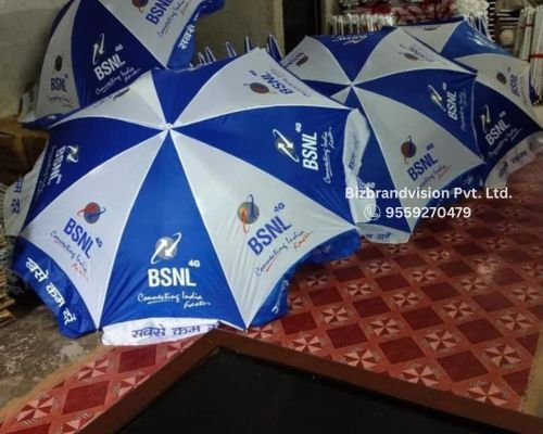 Promotional umbrella printing services by Bizbrandvision Pvt. Ltd. for brand visibility and outdoor marketing